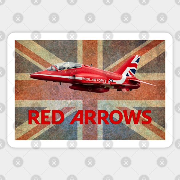 The Red Arrows and The Union Jack Magnet by SteveHClark